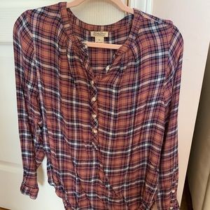 Lucky Brand plaid flannel